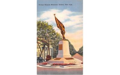 Orange Blossom Memorial Goshen, New York Postcard