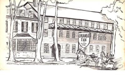 Orange Inn 1790 Goshen, New York Postcard