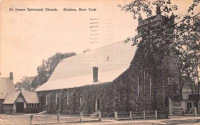 St James Episcopal Church Goshen, New York Postcard