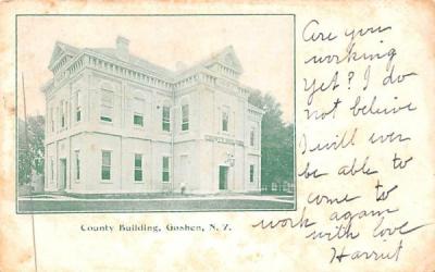 County Building Goshen, New York Postcard