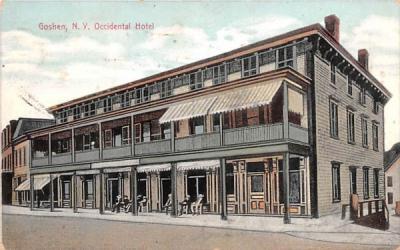 Occidental Hotel Goshen, New York Postcard