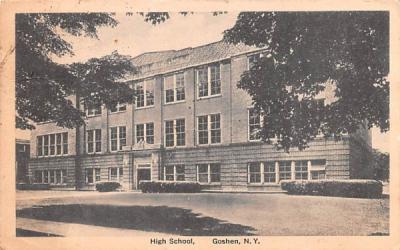 High School Goshen, New York Postcard