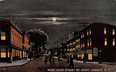 West Main Street Goshen, New York Postcard