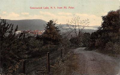 From Mount Peter Greenwood Lake, New York Postcard