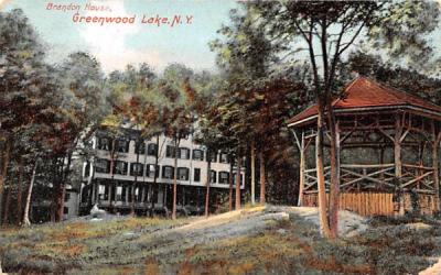 Brandon House Greenwood Lake, New York Postcard