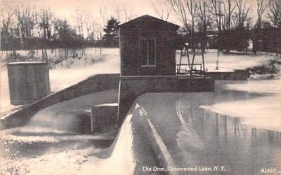 The Dam Greenwood Lake, New York Postcard