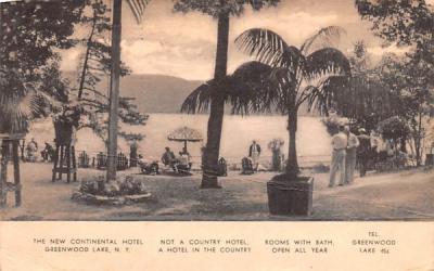 New Continental Hotel Greenwood Lake, New York Postcard