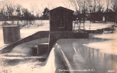 The Dam Greenwood Lake, New York Postcard