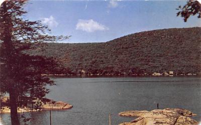 Lake Scene from Forest Knolls Greenwood Lake, New York Postcard
