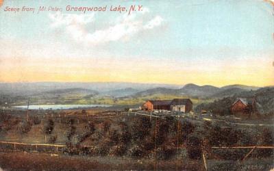From Mount Peter Greenwood Lake, New York Postcard