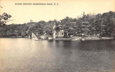 Park Greenfield Park, New York Postcard