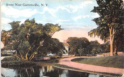 Path and Water Garrettsville, New York Postcard