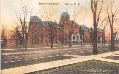 State Normal School Geneseo, New York Postcard