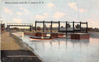 Seneca Canal Geneva, New York Postcard