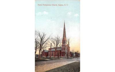 North Presbyterian Church Geneva, New York Postcard