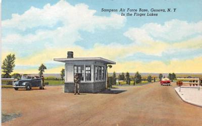 Sampson Air Force Base Geneva, New York Postcard