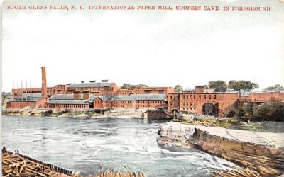 International Paper Mill Glens Falls, New York Postcard