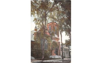 Baptist Church Glens Falls, New York Postcard