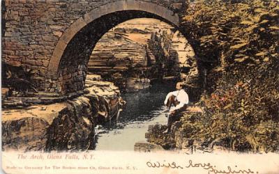 The Arch Glens Falls, New York Postcard