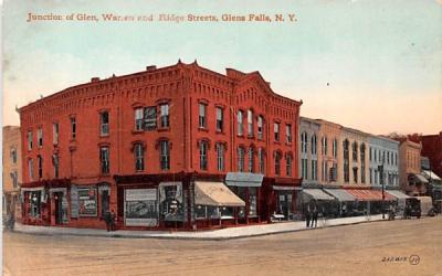 Junction of Glen Glens Falls, New York Postcard