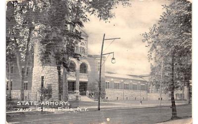 State Armory Glens Falls, New York Postcard