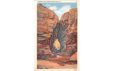 Cooper's Cave Glens Falls, New York Postcard