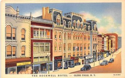 The Rockwell Hotel Glens Falls, New York Postcard