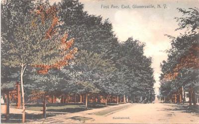 First Avenue East Gloversville, New York Postcard