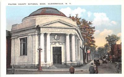 Fulton County National Bank Gloversville, New York Postcard