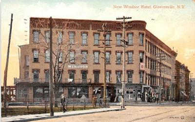 New Windsor Hotel Gloversville, New York Postcard