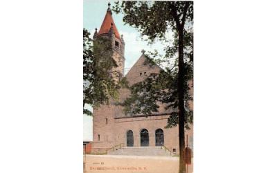 Baptist Church Gloversville, New York Postcard