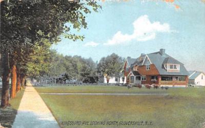 Kingsboro Avenue Gloversville, New York Postcard