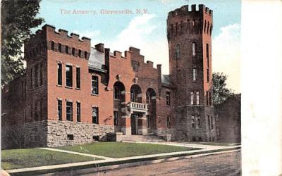 The Armory Gloversville, New York Postcard