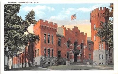 Armory Gloversville, New York Postcard