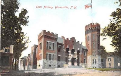 State Armory Gloversville, New York Postcard