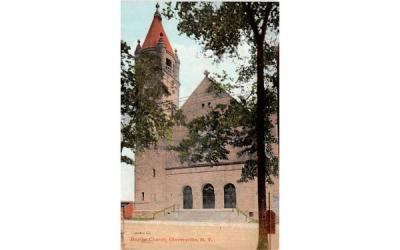 Baptist Church Gloversville, New York Postcard