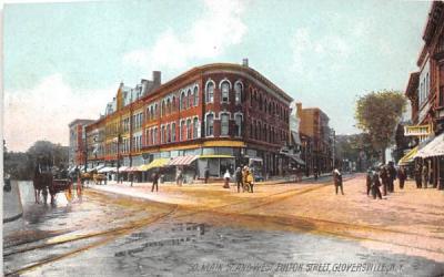 South Main Street Gloversville, New York Postcard