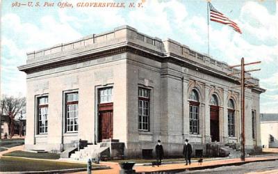 US Post Office Gloversville, New York Postcard