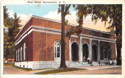 Post Office Gouverneur, New York Postcard