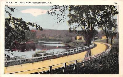Black Lake Road Gouverneur, New York Postcard
