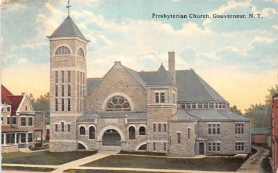 Presbyterian Church Gouverneur, New York Postcard