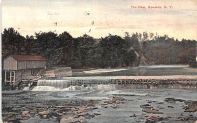 The Dam Gowanda, New York Postcard