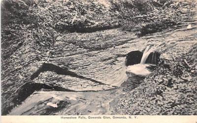 Horseshoe Falls Gowanda, New York Postcard