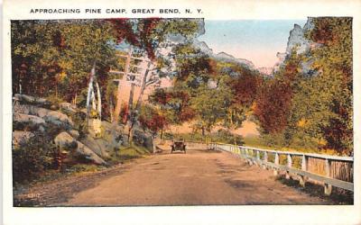 Pine Camp Great Bend, New York Postcard