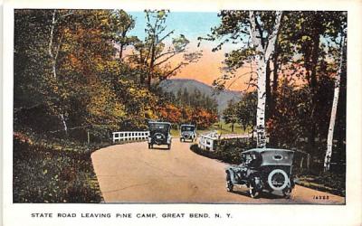 State Road Great Bend, New York Postcard