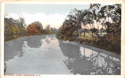 Battenkill River Greenwich, New York Postcard