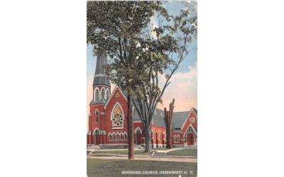 Reformed Church Greenwich, New York Postcard