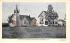 Church and Parsonage Gardiner, New York Postcard