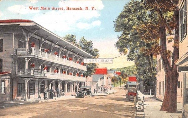 West Main Street Hancock, New York Postcard