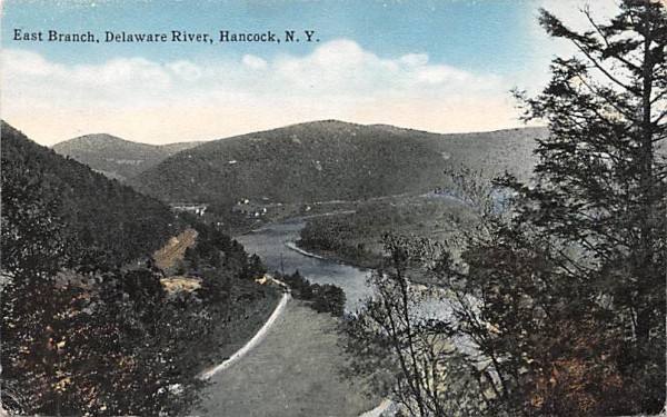 East Branch Hancock, New York Postcard